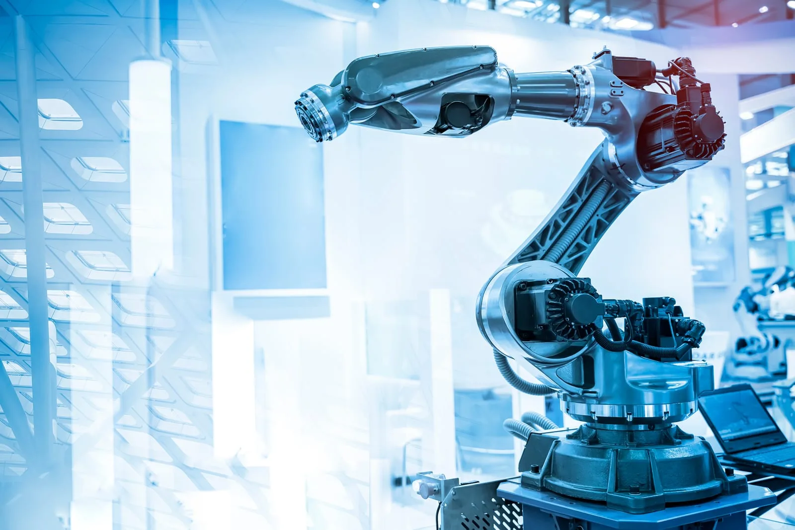 Engineered robotic system representing AI systems and safety oversight